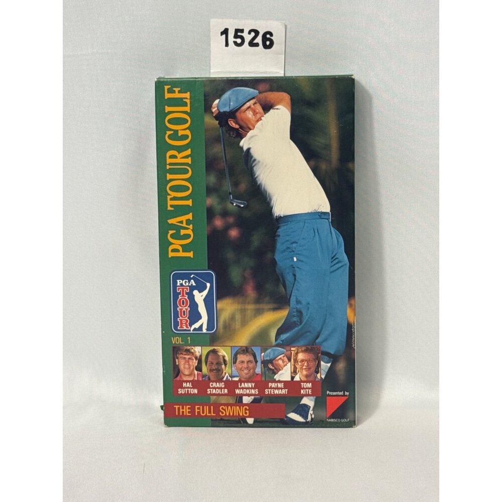 PGA Tour Golf The Full Swing VHS Movie VCR Video Volume 1 RARE Payne Stewart